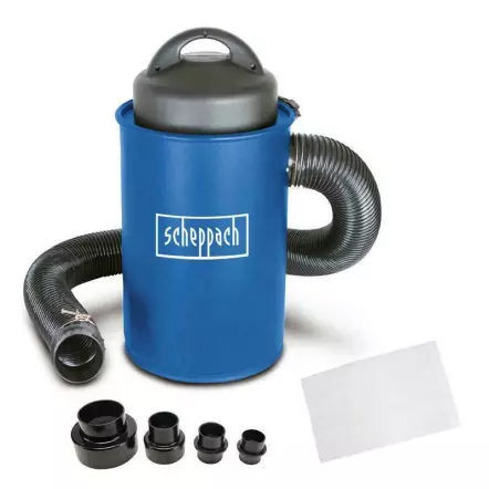 SCHEPPACH - HA1000 Aspirateur Tonneau 50 Litres 183m3/h - 1100 W (avec adaptateurs)