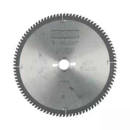 DEWALT - DT4290 - Lame Circulaire 305 mm pour Alu. / PVC 96 dents - Alésage 30 - Épaisseur 3.0 mm