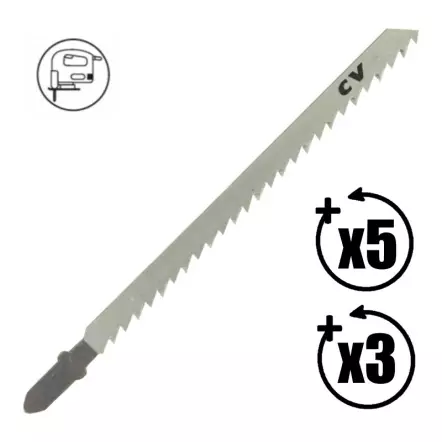 Lames de scie sauteuse (longueur : 110 mm / pas : 4 mm)