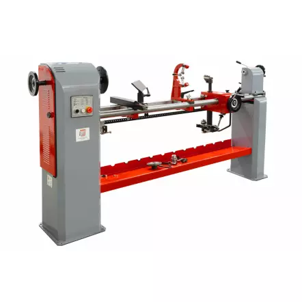 DBK1500 - Tour à bois avec Copieur - Entre-pointes 1500 mm - 400V 1500W 2CV