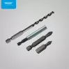 LEMAN - Coffret de 5 Forets Bois 1/4 et 24 Embouts + porte-embout (soit 30 pièces au total) - 1