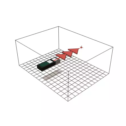 METABO - LD60 - Télémètre Laser - Plage de mesure 0,05 - 60 mètres