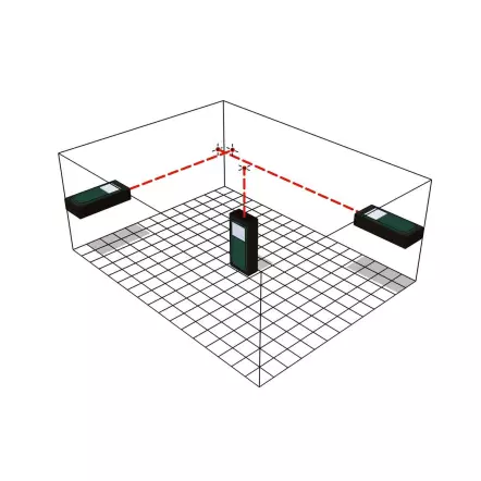 METABO - LD60 - Télémètre Laser - Plage de mesure 0,05 - 60 mètres