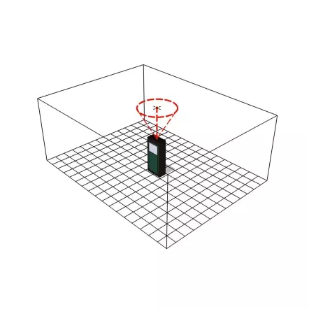 METABO - LD60 - Télémètre Laser - Plage de mesure 0,05 - 60 mètres