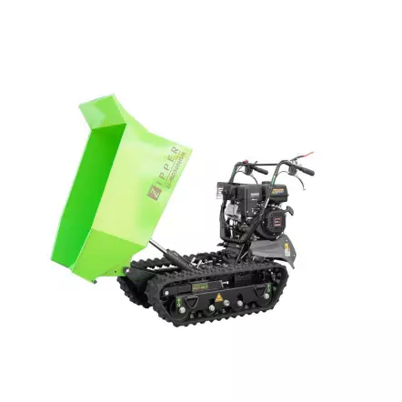 ZIPPER - ZI-MD500HSN - Mini-Dumper à Chenilles avec Lame - Moteur 6800 W - 6 vitesses