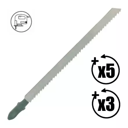 Lames de scie sauteuse (longueur : 110 mm / pas : 2 mm)