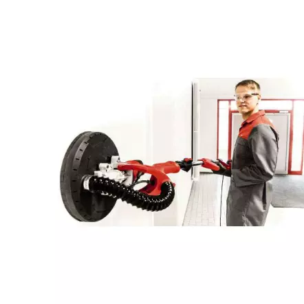 EINHELL - TC-DW 225 - Ponceuse Murale Girafe - Diamètre 225 mm - 230 V - Avec 6 Disques de ponçage