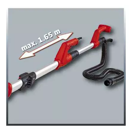 EINHELL - TC-DW 225 - Ponceuse Murale Girafe - Diamètre 225 mm - 230 V - Avec 6 Disques de ponçage