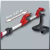 EINHELL - TC-DW 225 - Ponceuse Murale Girafe - Diamètre 225 mm - 230 V - Avec 6 Disques de ponçage - 5