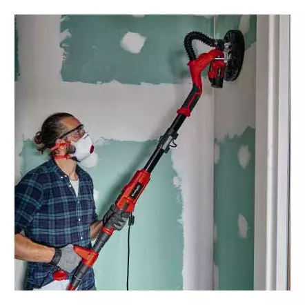 EINHELL - TE-DW 225 X - Ponceuse Murale Girafe à disque Circulaire et Triangulaire - 750W - 230V