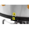 ZI-GRM1650 - Plumeuse Rotative de Volailles - Tambour Ø 500 mm - 1300W - 230V - 3