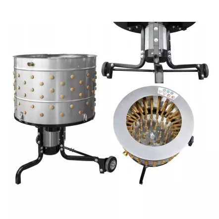 ZI-GRM1650 - Plumeuse Rotative de Volailles - Tambour Ø 500 mm - 1300W - 230V
