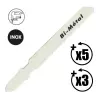 Lames de scie sauteuse INOX (longueur : 50 mm / pas : 1,2 mm) - 1