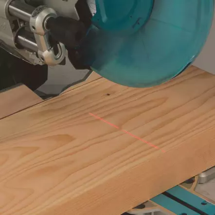 MAKITA - LS1219L - Scie à Onglet Radiale 305 mm - Sur Rail Vertical - 1650 W - Hauteur de Coupe 171 mm