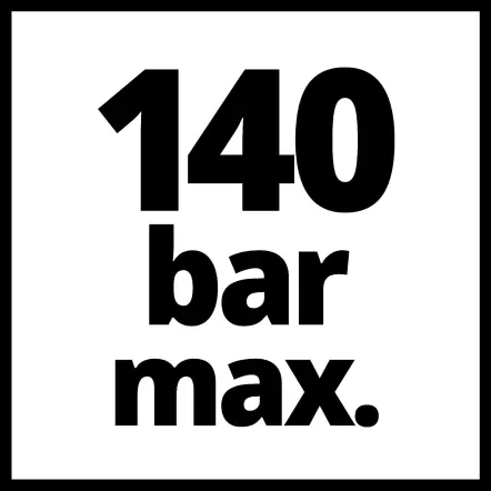EINHELL - TE-HP 140 Nettoyeur haute pression 220-240 V | 50 Hz 1900 W 140 bar 1,2 L avec accessoires