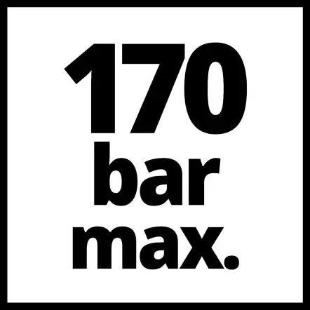 EINHELL - TE-HP 170 Nettoyeur haute pression 220-240 V | 50 Hz 2300 W 170 bar 1,2 L avec accessoires
