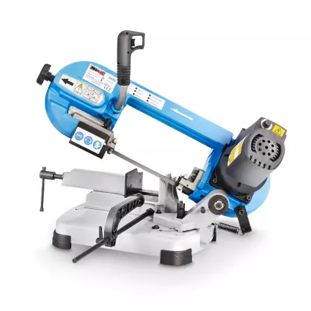 PROMAC - 349V Scie à ruban métal avec variateur de vitesse 25/80 m/mn - 1,0 kW capacité de coupe Ø125mm