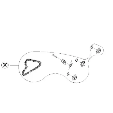 Set Chaîne de remplacement pour Raboteuse DH330