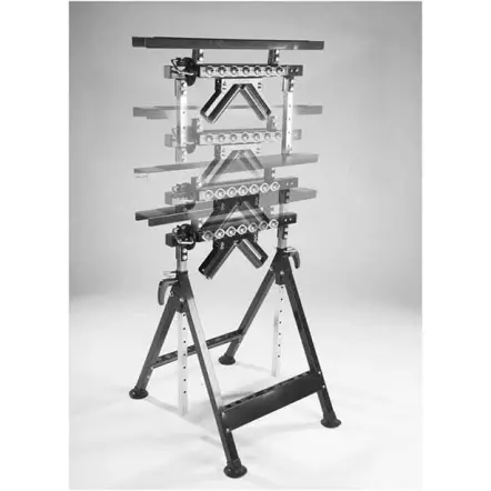 BATAVIA - Tréteau Multifonctions 4 en 1 - Charge maximale 200 Kg