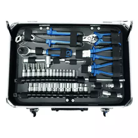 SCHEPPACH - TB150 - Malette à Outils - 101 Outils en Chrome Vanadium