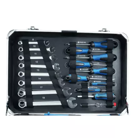 SCHEPPACH - TB150 - Malette à Outils - 101 Outils en Chrome Vanadium