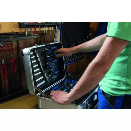 SCHEPPACH - TB150 - Malette à Outils - 101 Outils en Chrome Vanadium