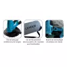 LEMAN - LOPOM226 Ponceuse murale 225 mm 900 W - 1,2 CV avec système d’aspiration intégré - 2
