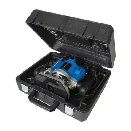 SILVERLINE - Défonceuse à vitesse variable 2050 W - 230V - Avec 5 Pinces de serrage !