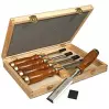 Coffret Ciseaux à bois 5 pièces 6mm, 10mm, 15mm, 20mm et 25mm - 1