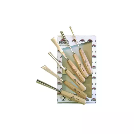 STUBAI - Coffret de couteaux à sculpter - 6 pièces
