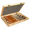 Coffret Ciseaux à bois 5 pièces 6mm, 10mm, 15mm, 20mm et 25mm - 2