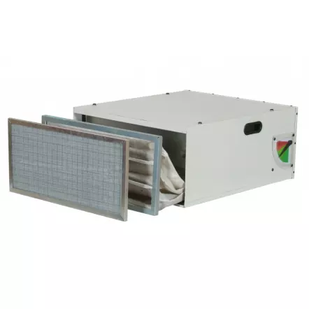 HOLZPROFI - FA30-PRO Système de filtration d'air Professionnel 150W (0,2CV) - 3 Vitesses - Capacité filtration 50 m²