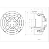 MÉTALPROFI - AME-125 - Mandrin 4 mors indépendants pour tour à métaux Ø 125 mm - 2
