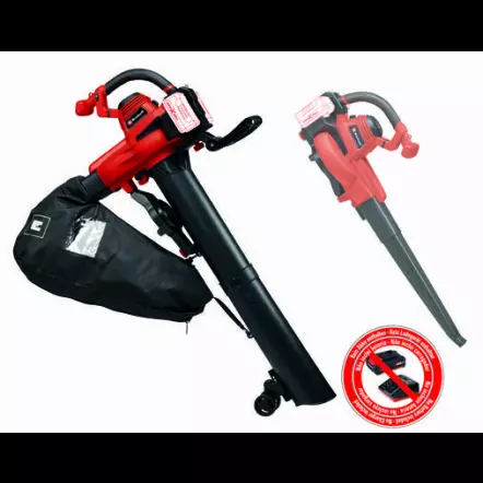EINHELL - GC-CL 36/230 Li E-Solo - Aspirateur-Souffleur Sans fil - Capacité 45 L - Aspiration 700m3/heure