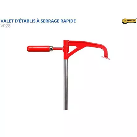 VR28 - Valet d'établi à Serrage rapide - Diamètre 28 mm