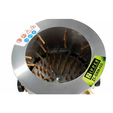 ZI-GRM400 - Plumeuse Rotative de Volailles - Tambour Ø 400 mm - 550W - 230V
