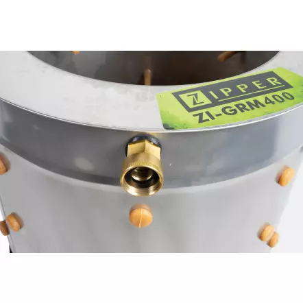 ZI-GRM400 - Plumeuse Rotative de Volailles - Tambour Ø 400 mm - 550W - 230V