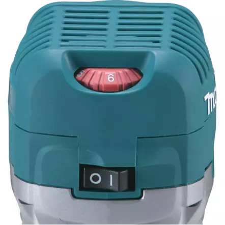 MAKITA - RT0700CX3J - Défonceuse affleureuse Multifonctions 710 W Ø 8 mm