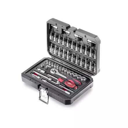 JET - X-48 - Coffret de jeu de clé à douilles 48 pièces