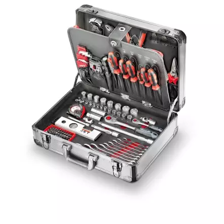 JET - Y-116B - Coffret d'outils en aluminium 116 pièces