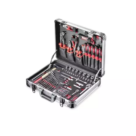 JET - Y-128 - Coffret d'outils en aluminium 128 pièces
