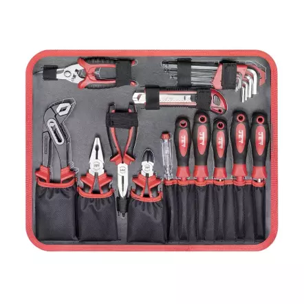 JET - Y-128 - Coffret d'outils en aluminium 128 pièces