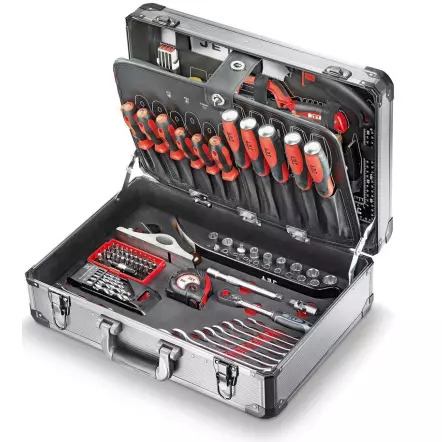 JET - Y-118WB - Coffret de 118 Outils Spéciaux pour le Bois-Menuiserie (Rabot, clés, mèches, scie, équerre, niveau, pinces etc.)