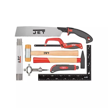 JET - Y-118WB - Coffret de 118 Outils Spéciaux pour le Bois-Menuiserie (Rabot, clés, mèches, scie, équerre, niveau, pinces etc.)