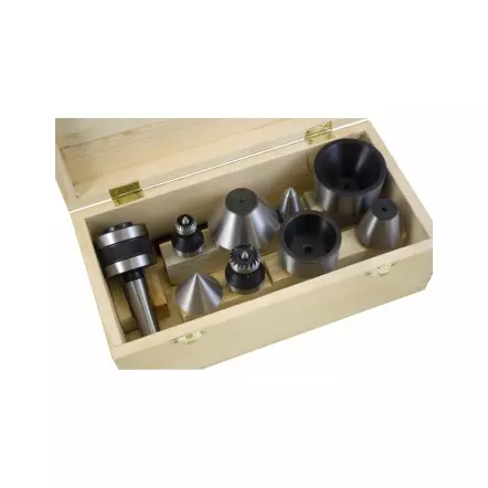 HOLZPROFI - DW-KIT-CP - Coffret de 6 contres pointes tournantes CM2