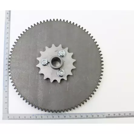 Roue crantée métallique d'embrayage pour dégauchisseuse Kity 638 et 639