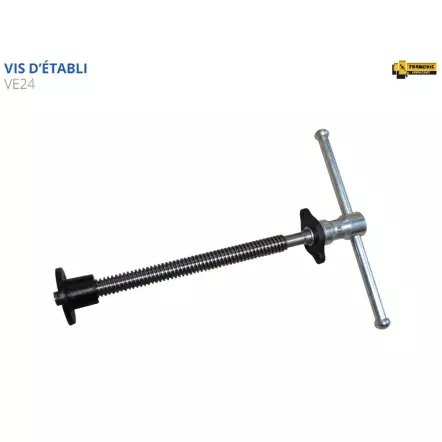 ÉTABLIS FRANÇOIS - VE24 Vis de serrage filetage trapézoïdal (Ø 24 mm, pas de 5 mm)