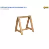 ÉTABLIS FRANÇOIS - TM 800×800 Tréteaux Menuisier fixes 800 x 800 mm (par paire) - 1