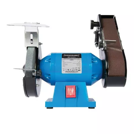 SILVERLINE - Touret à Meuler et ponceuse à bande combinés - 240 W
