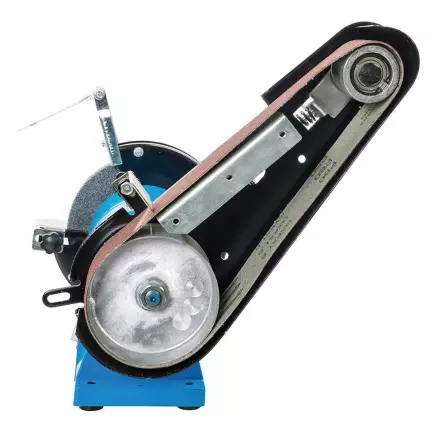 SILVERLINE - Touret à Meuler et ponceuse à bande combinés - 240 W